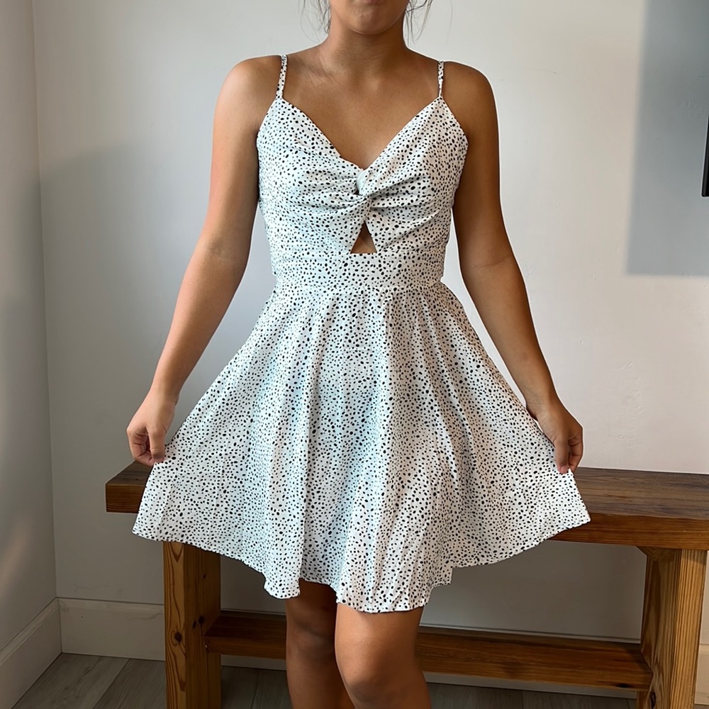 Shein Black and White Dress